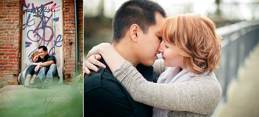 Engagement Portrait of Brittany and Tong by Seattle Portrait, Wedding, and Engagement Photographer John Vicory from John Shoots Weddings
