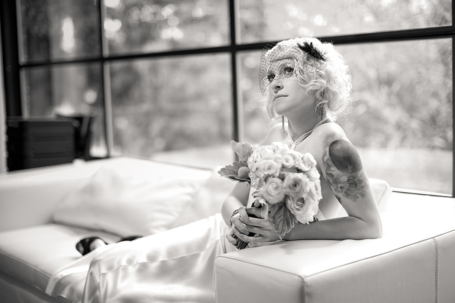 Wedding Portrait of Julia Horst at Urban Light Studios by Seattle Portrait, Wedding, and Engagement Photographer John Vicory from John Shoots Weddings