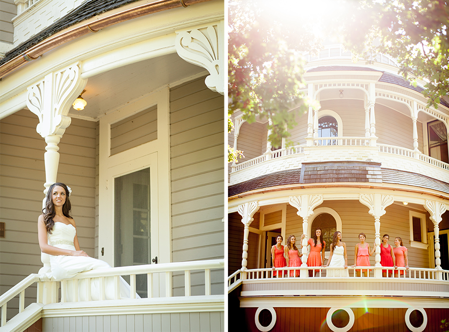 Wedding Portraits of Anna York and her bridesmaids by Seattle Portrait, Wedding, and Engagement Photographer John Vicory from John Shoots Weddings