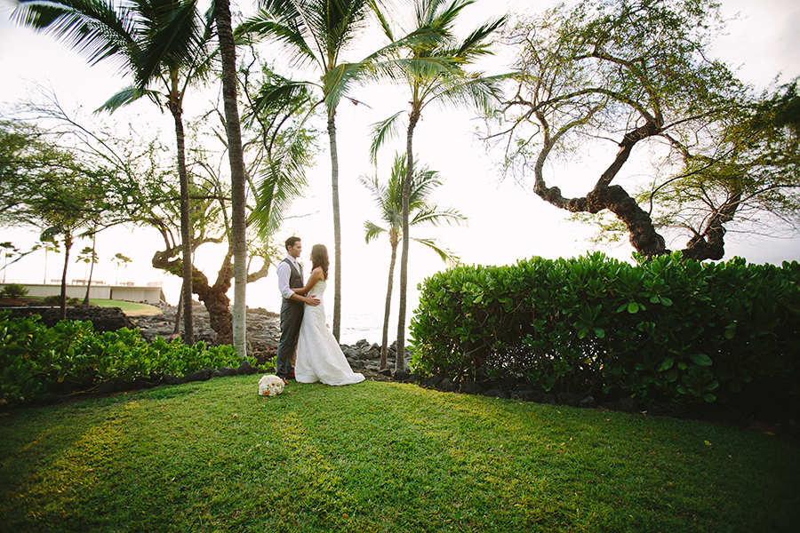 Wedding Portrait in Kailua-Kona Hawaii of Andrew York and Terry Lee by Seattle Portrait, Wedding, and Engagement Photographer John Vicory from John Shoots Weddings